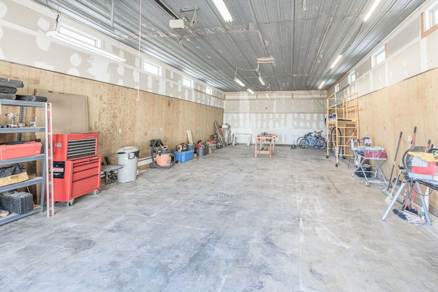 8900 W Graham Rd, Rocheport, MO 65279 - garage featuring a garage door opener