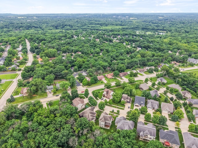2002 Chapel Hill Rd, Columbia, MO 65203 - aerial perspective of suburban area featuring a forest