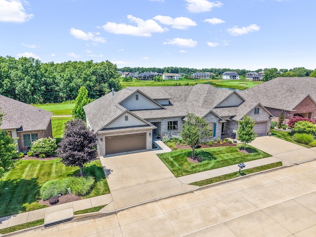 1107 Marcassin Dr, Columbia, MO 65201 - view of front of property featuring driveway, a front yard, and a garage