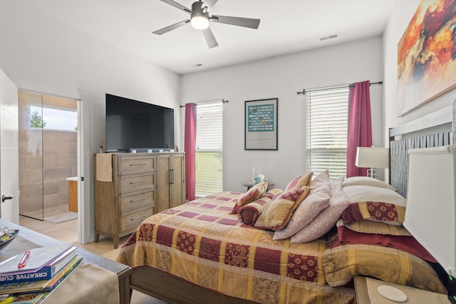 613 Red Feather Ct, Columbia, MO 65203 - bedroom featuring a ceiling fan