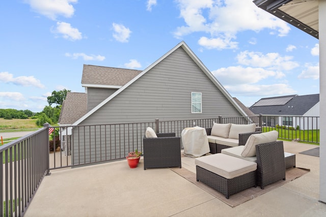 613 Red Feather Ct, Columbia, MO 65203 - patio / terrace featuring outdoor lounge area
