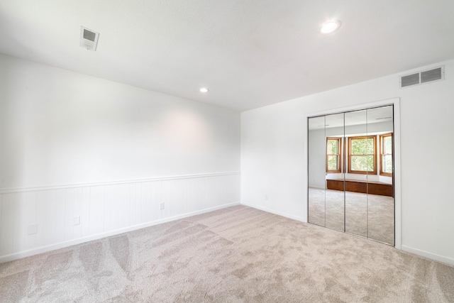 3112 Crestwood Ln, Columbia, MO 65203 - empty room with carpet floors, recessed lighting, and wainscoting