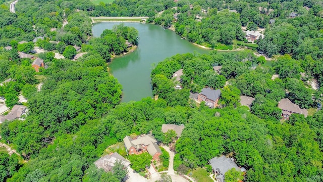 3112 Crestwood Ln, Columbia, MO 65203 - aerial overview of property's location with a nearby body of water and nearby suburban area