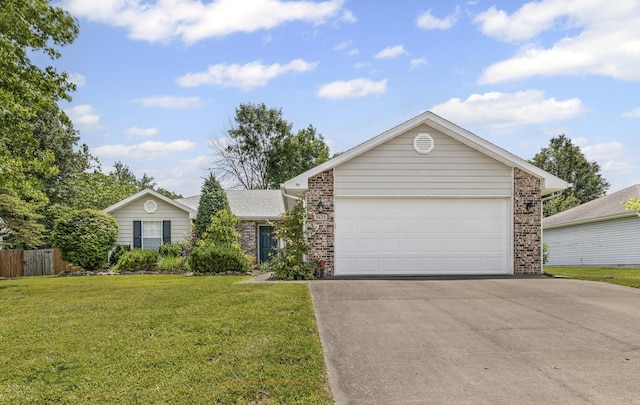 3628 Lupine Dr, Columbia, MO 65201 - ranch-style home featuring driveway, brick siding, and an attached garage