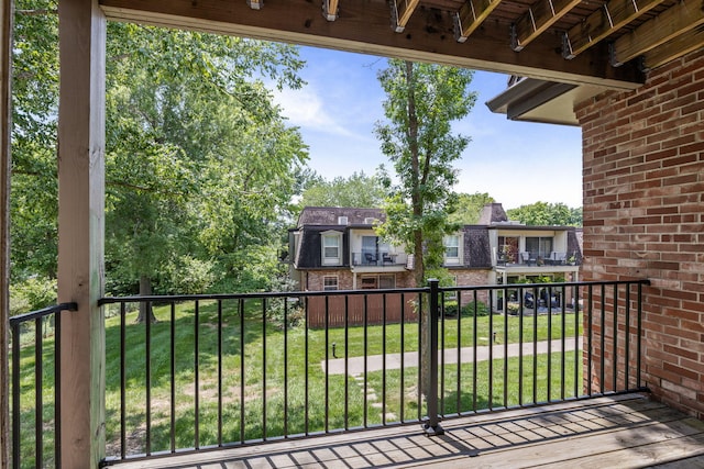 2710 Rollins Rd Unit A-1, Columbia, MO 65203 - view of balcony