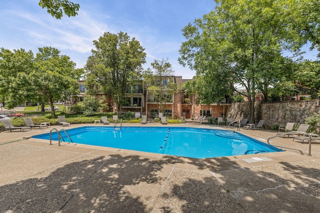 2710 Rollins Rd Unit A-1, Columbia, MO 65203 - community pool featuring a patio