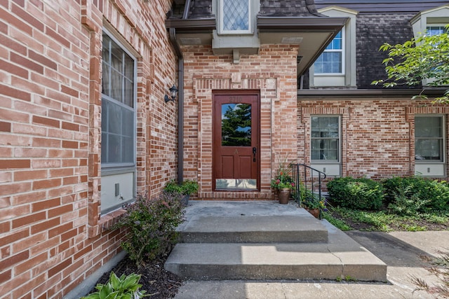 2710 Rollins Rd Unit A-1, Columbia, MO 65203 - entrance to property with brick siding and mansard roof