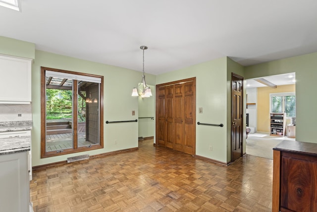 3707 Woodridge Ct, Columbia, MO 65201 - unfurnished dining area with baseboards