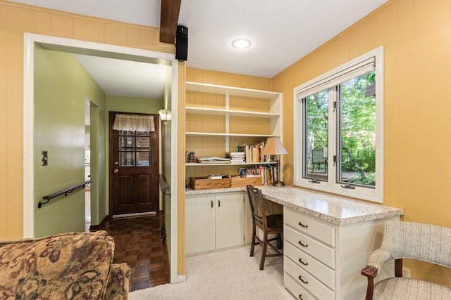 3707 Woodridge Ct, Columbia, MO 65201 - home office with built in study area