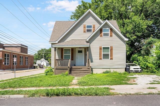 1101 Pannell St, Columbia, MO 65201 - view of front of property with roof with shingles and a porch