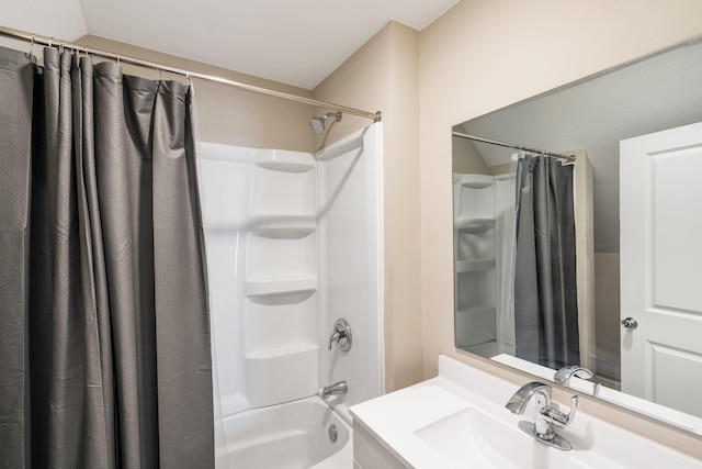 1101 Pannell St, Columbia, MO 65201 - full bath featuring shower / bath combo with shower curtain and vanity