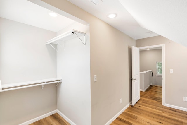 1101 Pannell St, Columbia, MO 65201 - walk in closet featuring light wood-style flooring