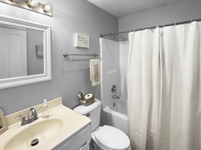 307 Jameson Dr, Ashland, MO 65010 - bathroom with vanity and shower / bathtub combination with curtain