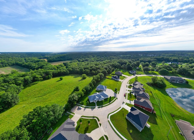 3824 Canyon Ridge Dr, Columbia, MO 65202 - aerial view of a forest and a nearby body of water