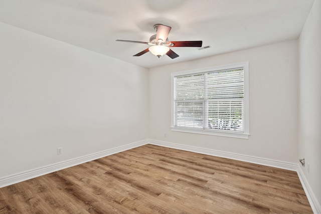 3106 Crabapple Ln, Columbia, MO 65203 - spare room with wood finished floors and ceiling fan