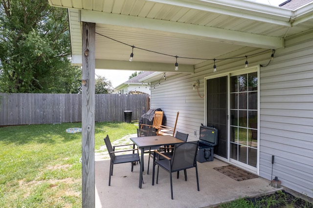 3810 Crocodile Dr, Columbia, MO 65202 - view of patio featuring outdoor dining area