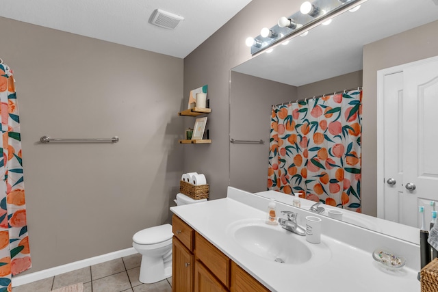 3810 Crocodile Dr, Columbia, MO 65202 - bathroom with vanity, tile patterned floors, and curtained shower