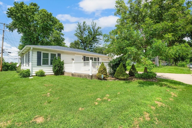 201 Ruby Ln, Columbia, MO 65203 - view of front of property with a front yard