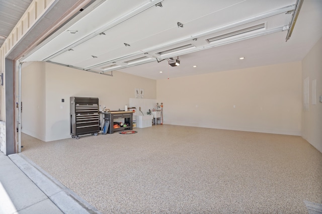1880 W Cresskill Dr, Columbia, MO 65203 - garage featuring a garage door opener