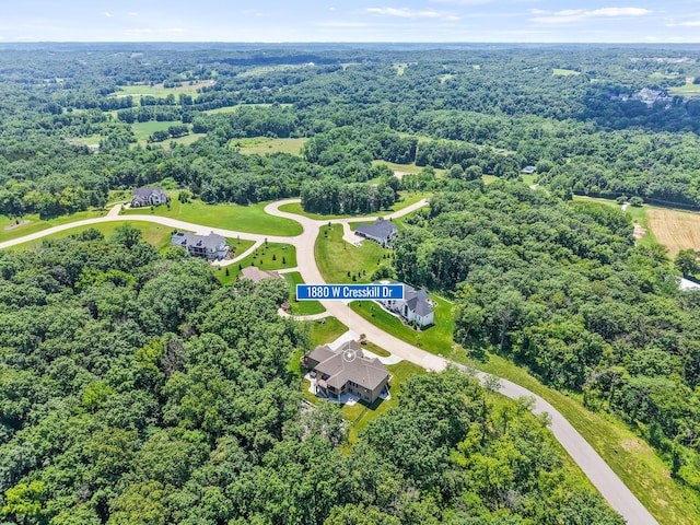 1880 W Cresskill Dr, Columbia, MO 65203 - drone / aerial view of a heavily wooded area