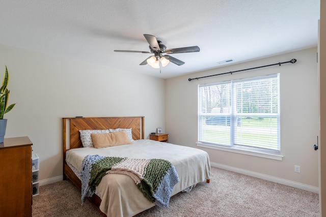 717 S Central St, Centralia, MO 65240 - bedroom with carpet flooring and ceiling fan