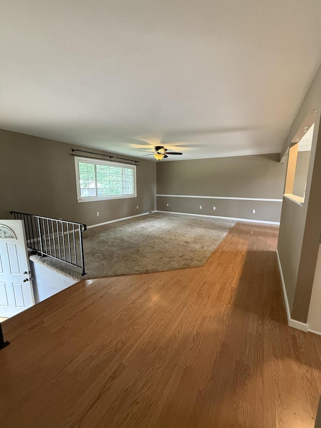 2220 N Lakeland Dr, Columbia, MO 65202 - unfurnished room featuring a ceiling fan and wood finished floors