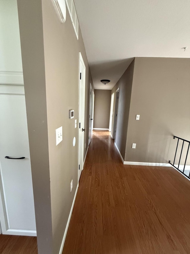 2220 N Lakeland Dr, Columbia, MO 65202 - hall featuring wood finished floors and baseboards