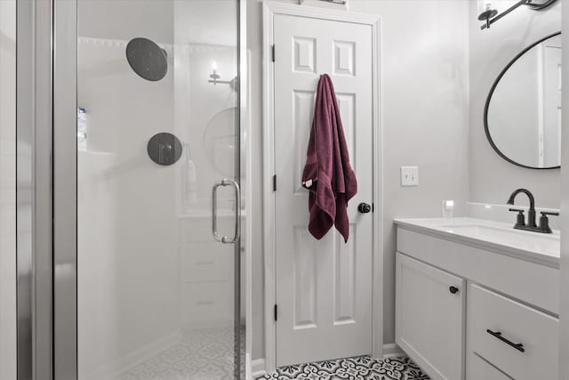 706 Park Deville Pl, Columbia, MO 65203 - full bathroom featuring a shower stall and vanity
