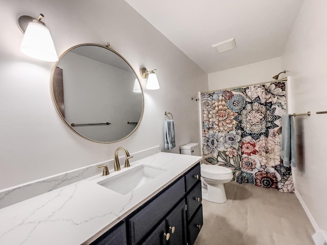 11657 Fletcher Ln, Holts Summit, MO 65043 - bathroom with vanity and a shower with curtain