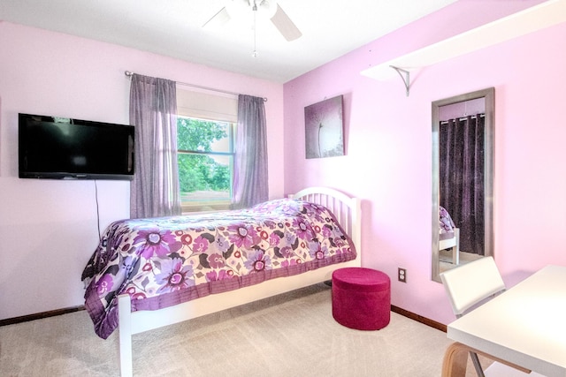 11657 Fletcher Ln, Holts Summit, MO 65043 - bedroom featuring carpet floors and ceiling fan