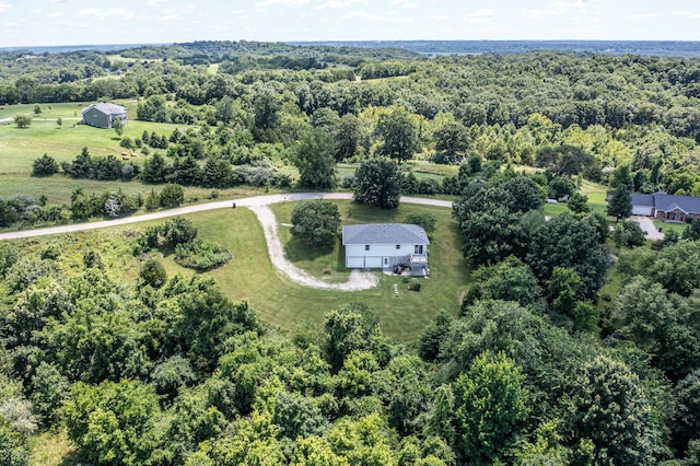 11657 Fletcher Ln, Holts Summit, MO 65043 - drone / aerial view of a forest