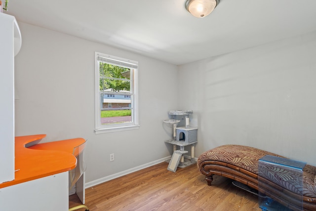 5704 N Teresa Dr, Columbia, MO 65202 - bedroom with wood finished floors and baseboards