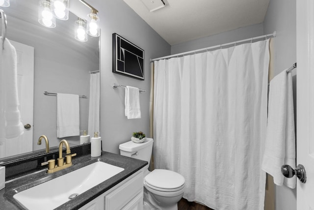 3712 Godfrey Dr, Columbia, MO 65203 - bathroom featuring vanity and curtained shower