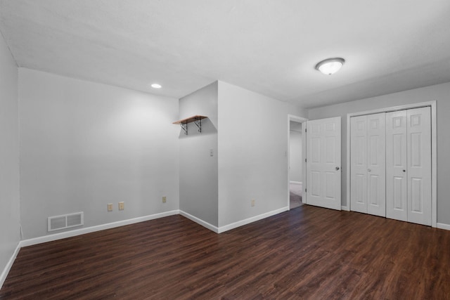 3712 Godfrey Dr, Columbia, MO 65203 - unfurnished bedroom featuring wood finished floors and recessed lighting