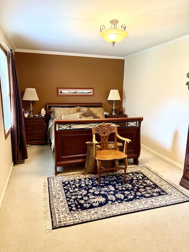 1620 S Berkley Dr, Columbia, MO 65201 - bedroom with light carpet and ornamental molding