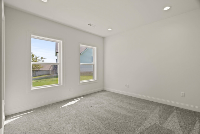 3001 Rivington Dr, Columbia, MO 65203 - carpeted spare room with baseboards and recessed lighting