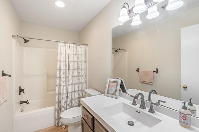 10550 E David Allen Rd, Columbia, MO 65201 - bathroom with vanity and shower / tub combo with curtain