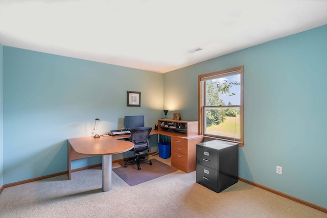 10550 E David Allen Rd, Columbia, MO 65201 - home office with light carpet