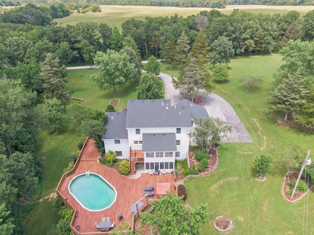 10550 E David Allen Rd, Columbia, MO 65201 - view of subject property with a pool