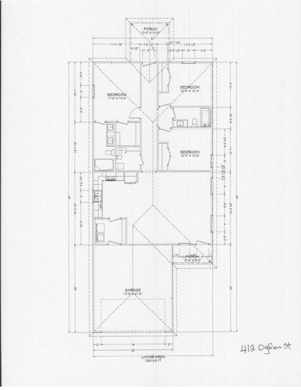 412 N Ogden St, Sturgeon, MO 65284 - view of floor plan / room layout