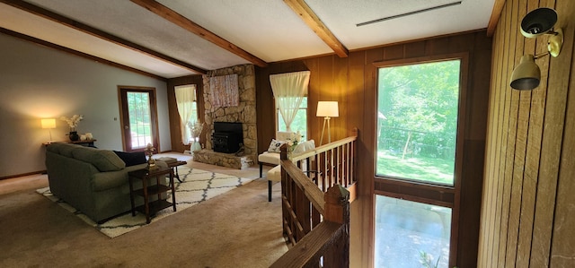 2716 Shagbark Cir, Jefferson City, MO 65109 - carpeted living room featuring healthy amount of natural light