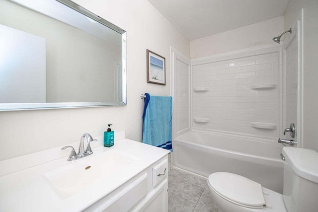 2130 E 163, Columbia, MO 65201 - bathroom with vanity, bathtub / shower combination, and tile patterned floors