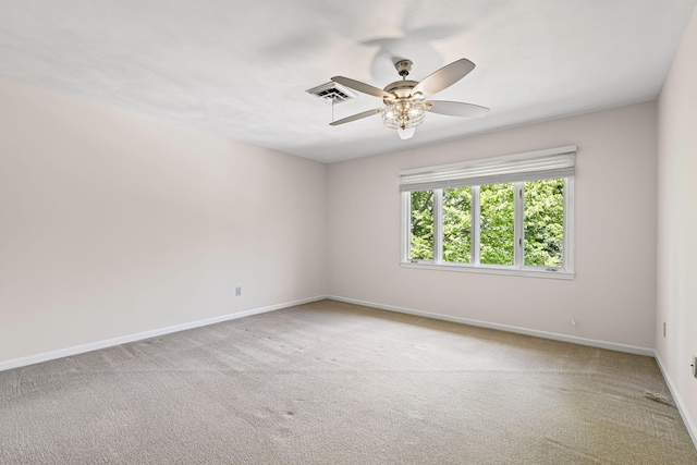 450 W Covered Bridge Rd, Columbia, MO 65203 - unfurnished room featuring a ceiling fan and light carpet