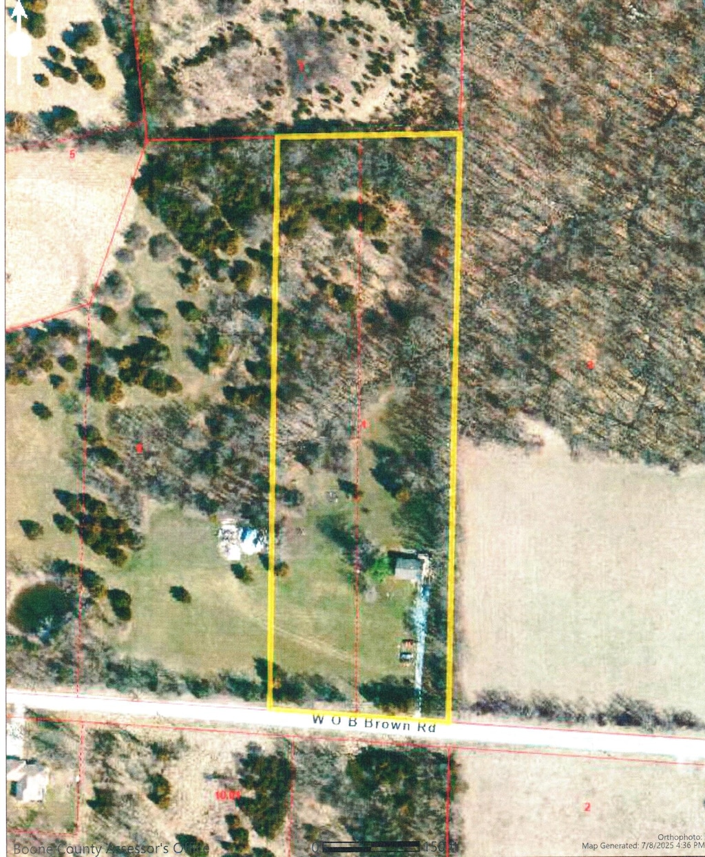 6501 W O B Brown Rd, Columbia, MO 65202 - map of property location