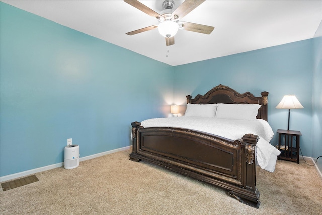 133 Manview Ln, Holts Summit, MO 65043 - bedroom with light colored carpet and a ceiling fan