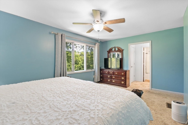 133 Manview Ln, Holts Summit, MO 65043 - bedroom with carpet floors and a ceiling fan