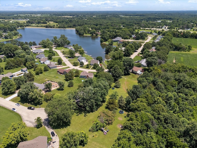 133 Manview Ln, Holts Summit, MO 65043 - drone / aerial view of a large body of water and a heavily wooded area