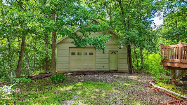 4241 E Ketterer Rd, Columbia, MO 65202 - view of detached garage