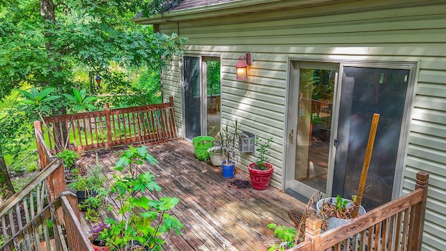 4241 E Ketterer Rd, Columbia, MO 65202 - view of wooden deck