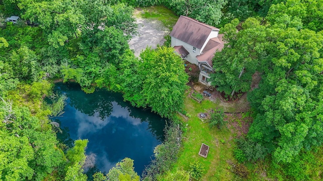 4241 E Ketterer Rd, Columbia, MO 65202 - aerial view of property and surrounding area featuring a nearby body of water